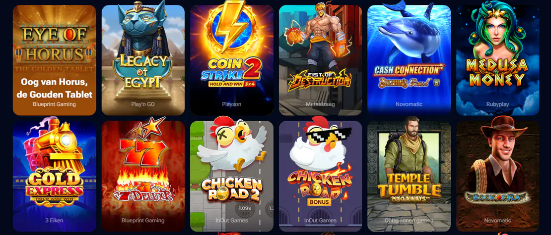 winica casino gokkasten